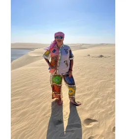Alemais Troppo Trippy Shirt Size 12 and Pant Set Multi Size 14 for rent on The Volte - image 3