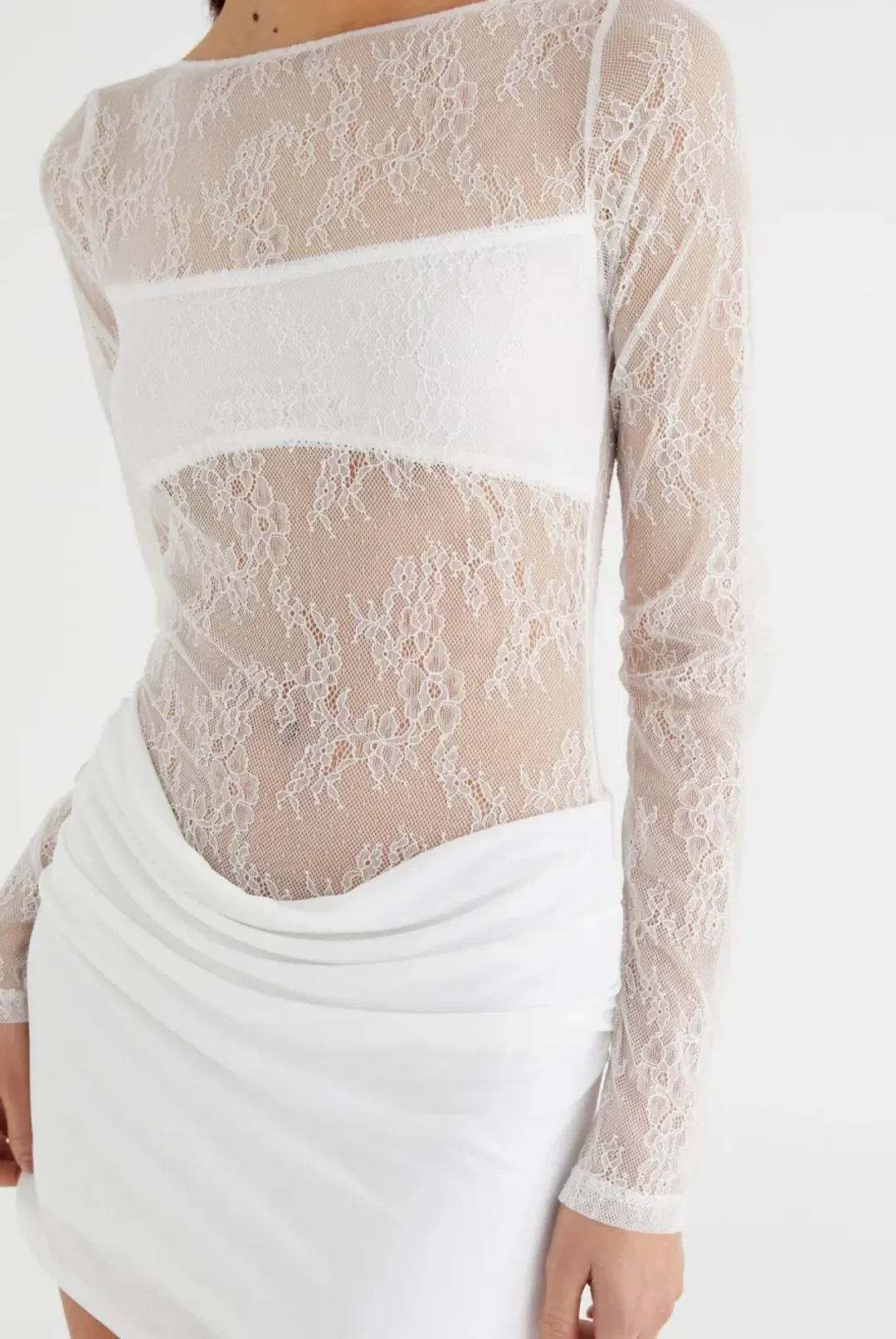 Benni Yana Lace Mini Dress AU 6 for rent on The Volte - main image