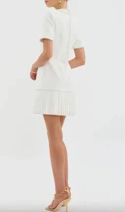 Rebecca Vallance Clarisse Button Mini Dress AU 8 for rent on The Volte - image 3