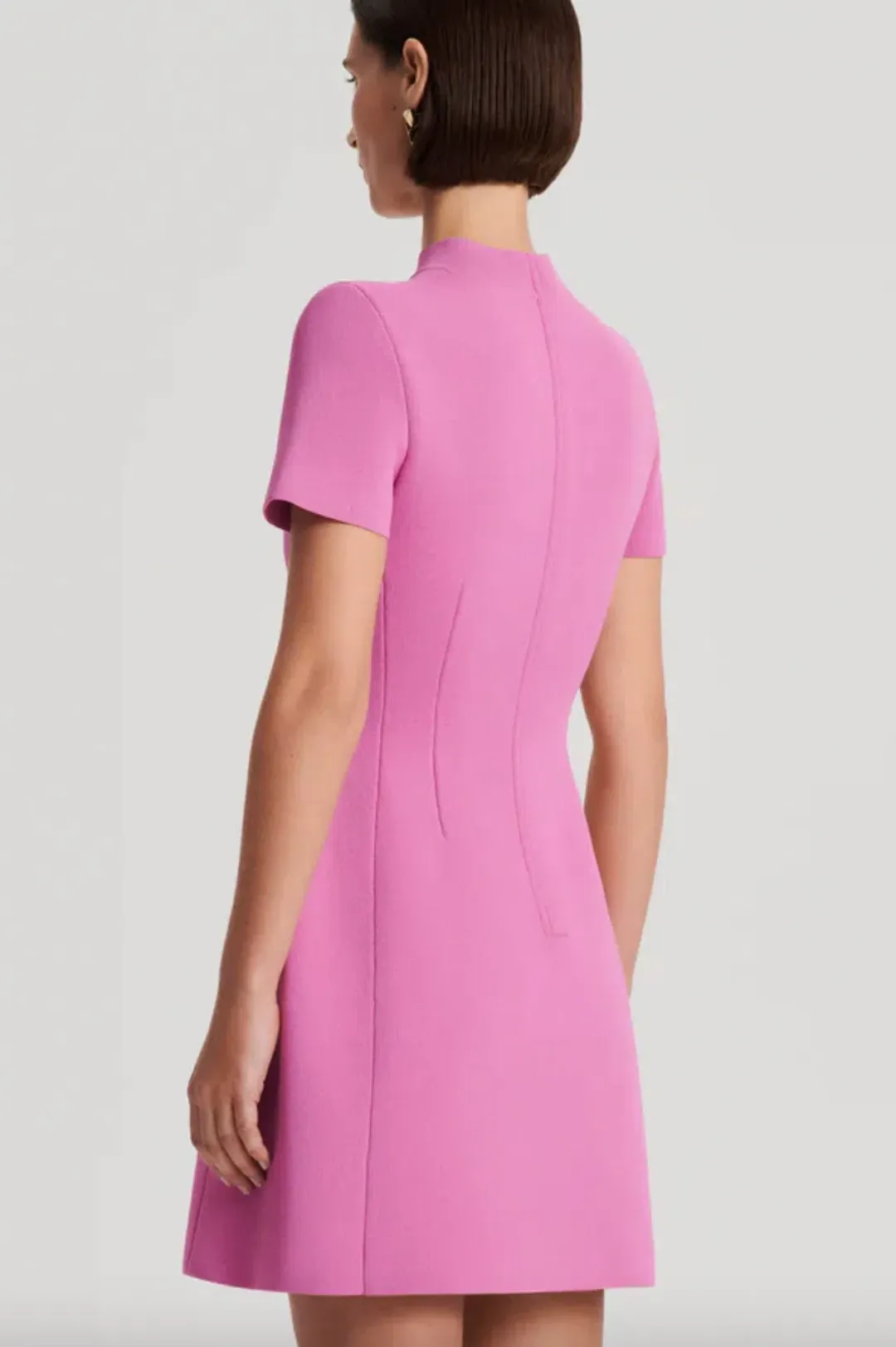 Scanlan Theodore Crepe Knit Peplum Dress AU 8 for rent on The Volte - main image