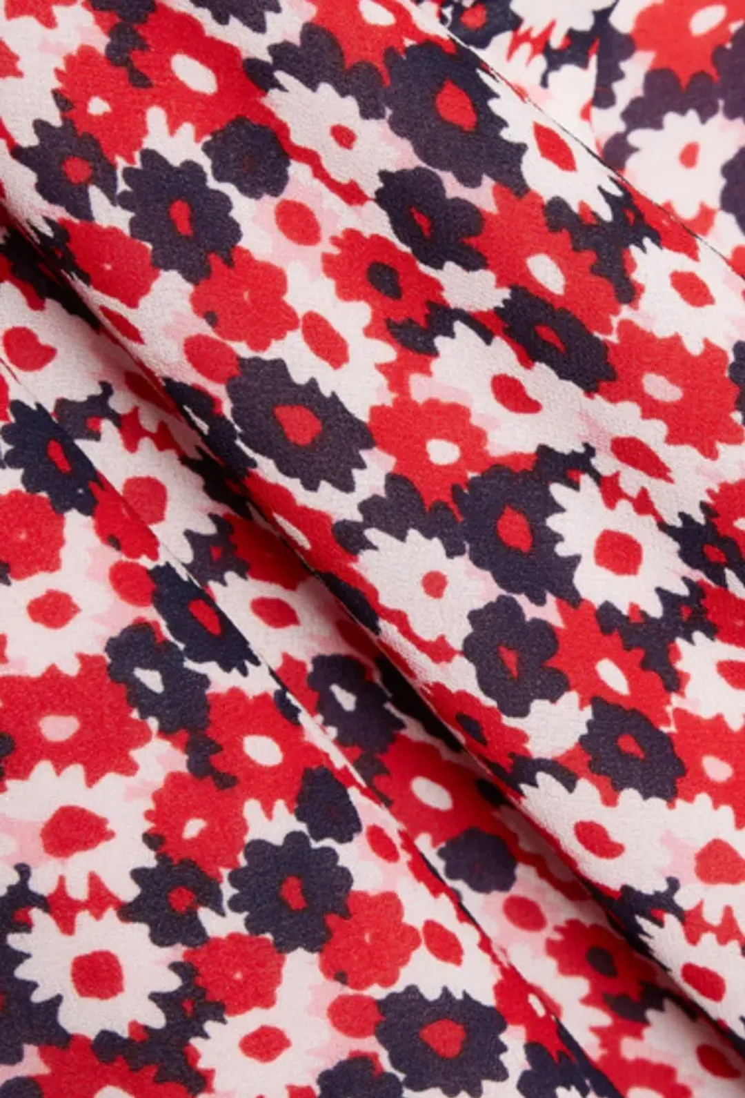 Michael Kors Red Floral Print Midi Shirt Dress AU 4  for rent on The Volte - main image