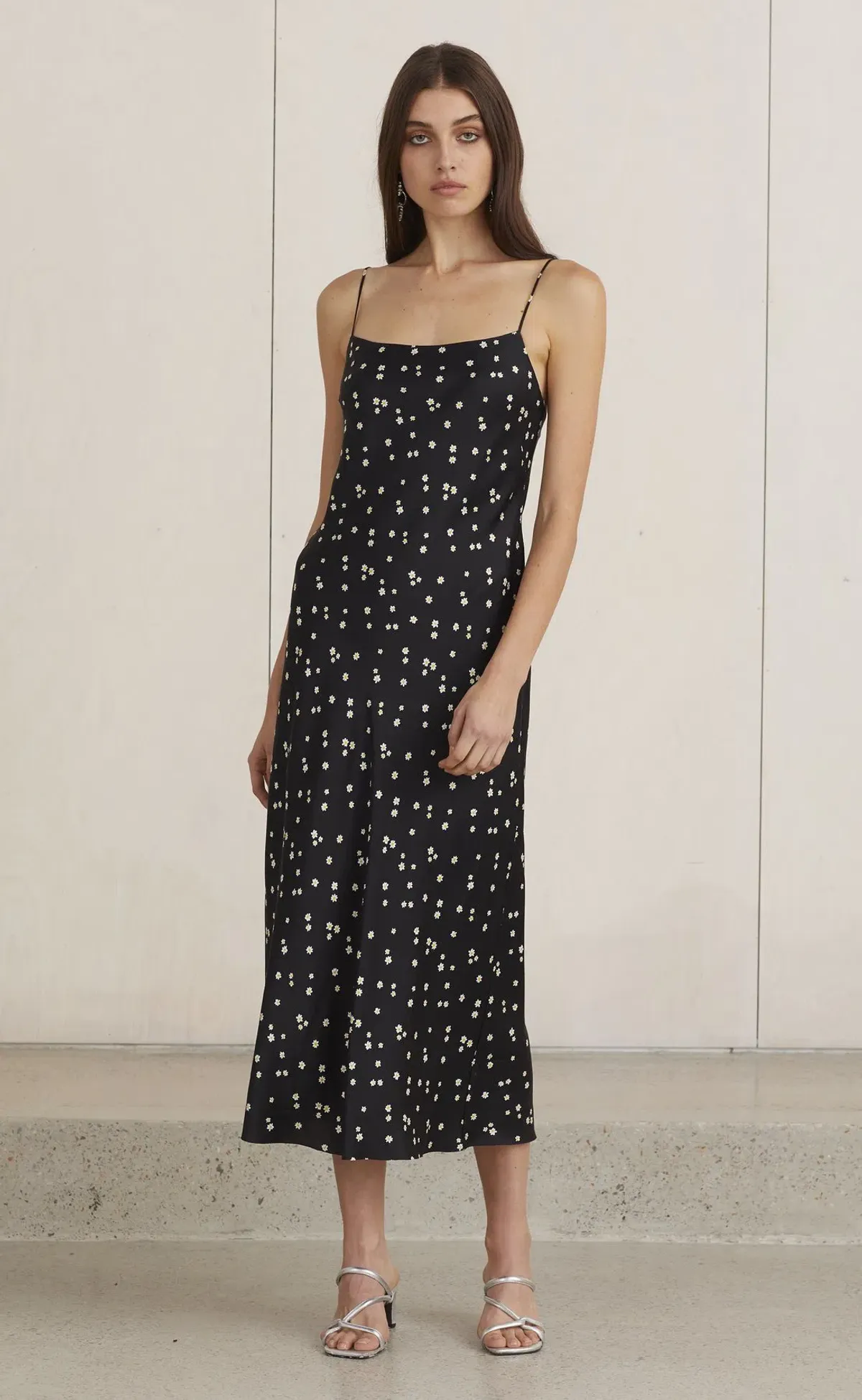 Bec & Bridge Miss Daisy Slip Midi Dress Floral Size 12 for rent on The Volte - main image