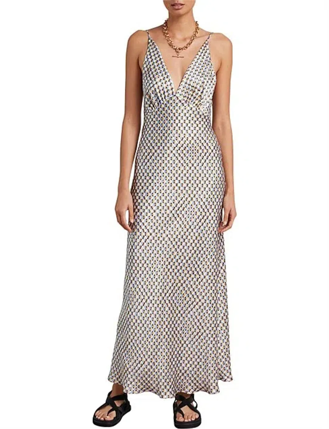 Bec & Bridge Frankie Dress Blue Size 12 for rent on The Volte - main image