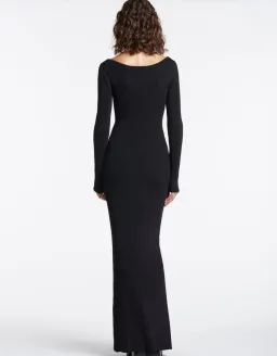 Sir The Label Petit Palace Midi Dress in Black for rent on The Volte - image 3