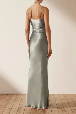 Shona Joy La Lune Ruched Maxi Dress Size 12 for rent on The Volte - image 4