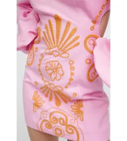 Significant Other Seren Mini Dress Pink Floral Size AU 10 for rent on The Volte - image 5