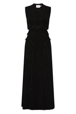 Aje Arp Cut Out Midi Dress Black Size L / AU 12 for rent on The Volte - image 4