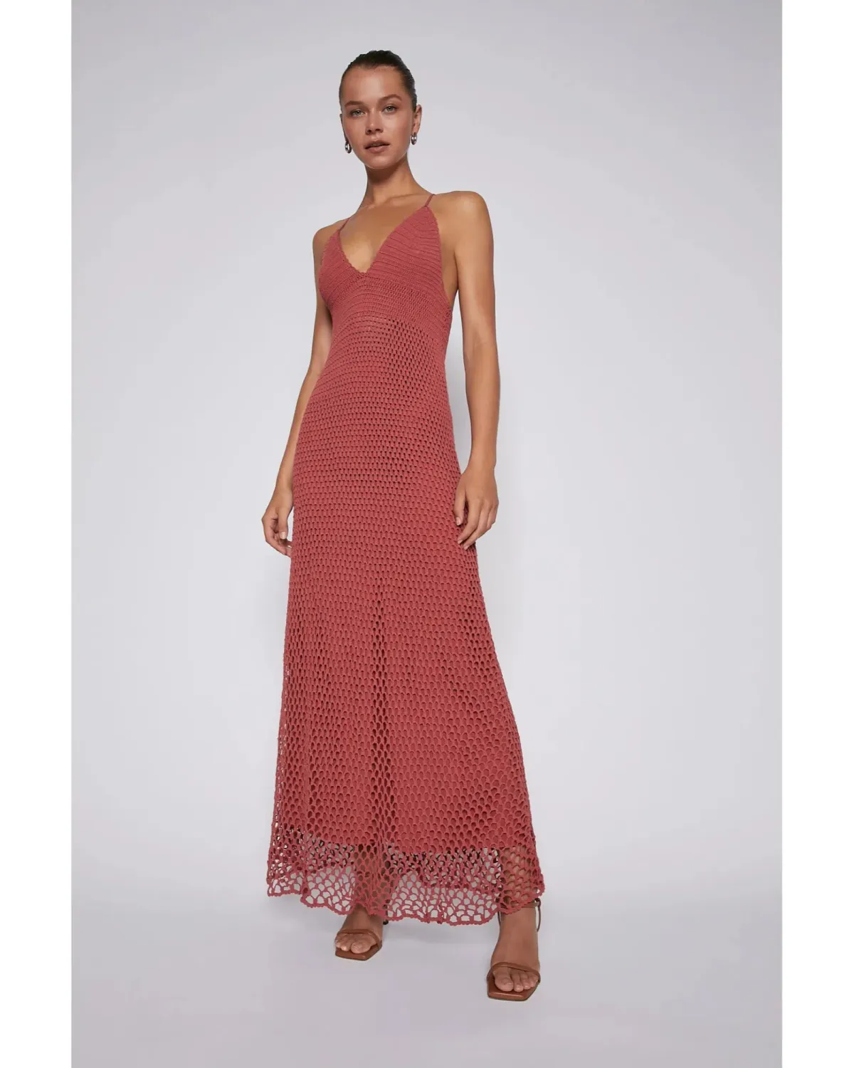 Scanlan Theodore Hand Crochet Dress Sienna Size AU 6 for rent on The Volte - main image