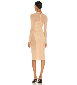 Dion Lee Powertulle Corset Midi Dress in Desert Size AU 10 for rent on The Volte - image 3