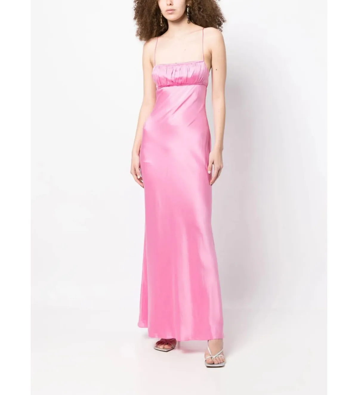 Bec & Bridge Amber Maxi Dress in Candy Pink Size AU 10  for rent on The Volte - main image