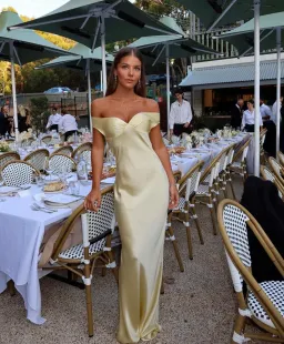 Natalie Rolt Bridget Gown in Yellow (0) for rent on The Volte - image 4
