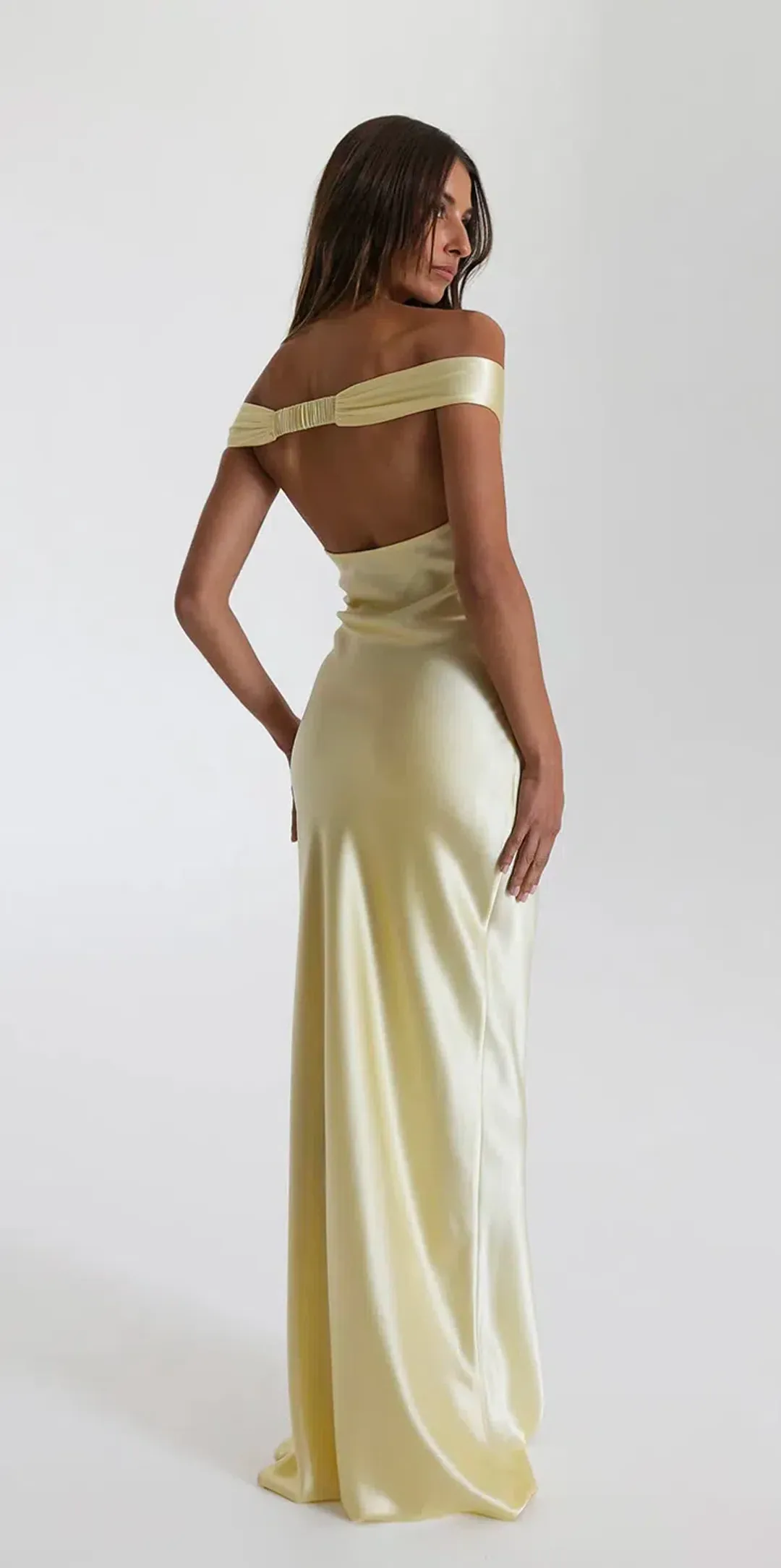 Natalie Rolt Bridget Gown in Yellow (0) for rent on The Volte - main image