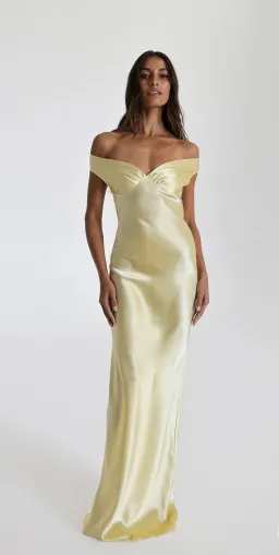 Natalie Rolt Bridget Gown in Yellow (1) for rent on The Volte - image 6