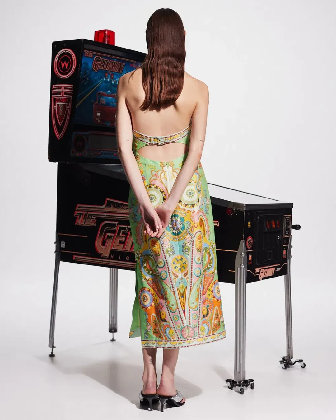 Alemais Pinball Bodice Dress Multi Size AU 12 for rent on The Volte - main image