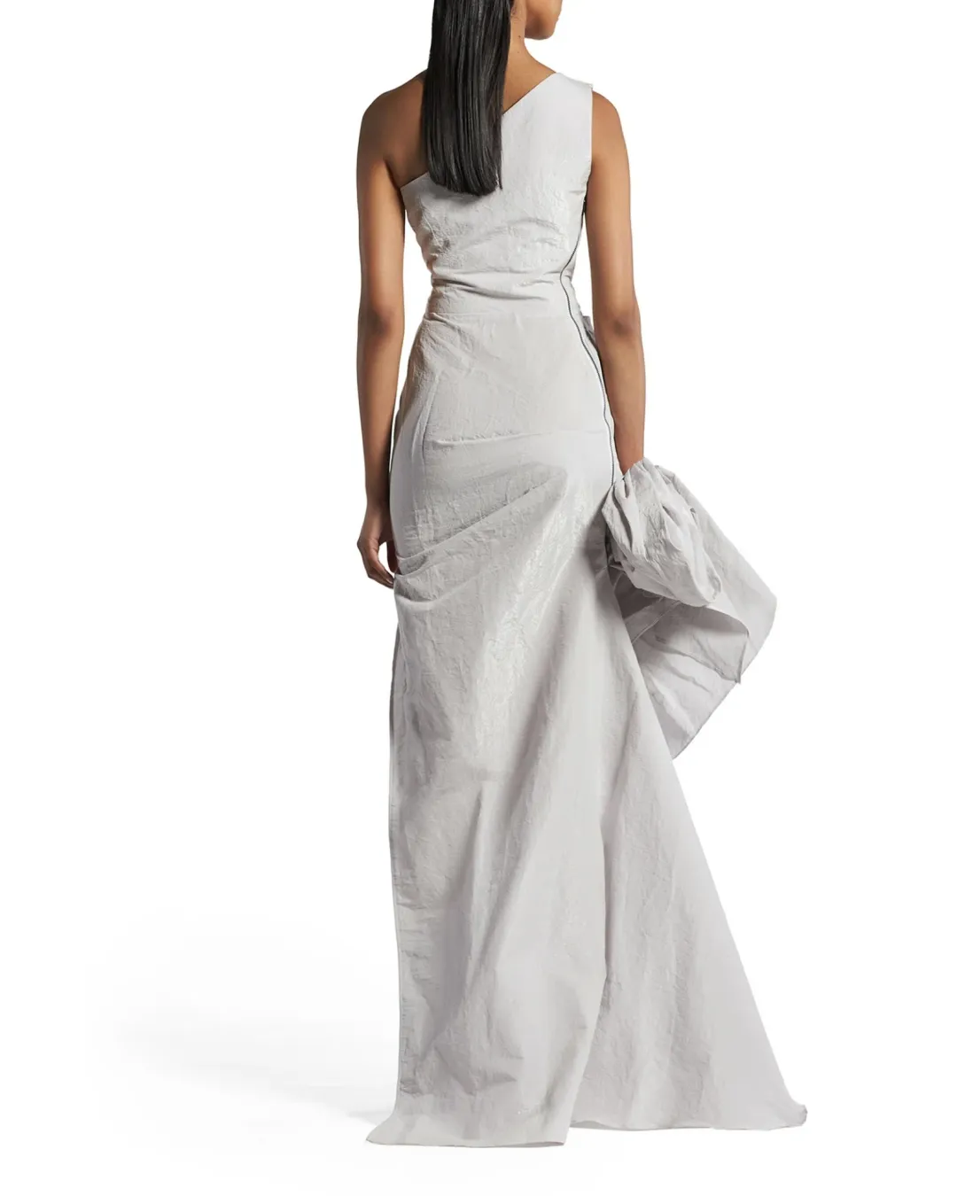 Maticevski Brightness Gown Aluminium Size 10 for rent on The Volte - main image