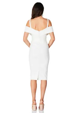 Pasduchas Zenith Midi Dress Ivory Size 10 for rent on The Volte - image 3