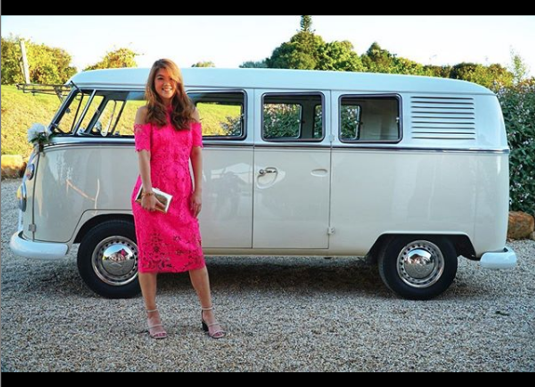 Thurley Pink Lace Dress for rent on The Volte - main image