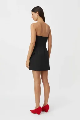 Camilla & Marc Izola Mini Dress Black Size 6 for rent on The Volte - image 3