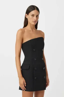 Camilla & Marc Izola Mini Dress Black Size 6 for rent on The Volte - image 4