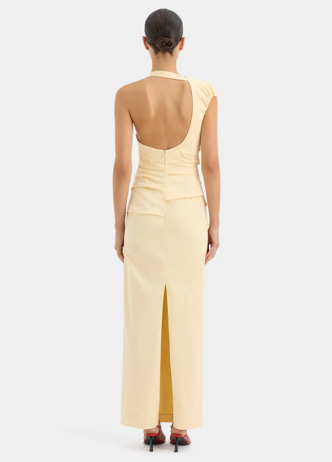 Sir The Label Giacomo Gathered Gown Butter Size 0 / AU 6 for rent on The Volte - main image