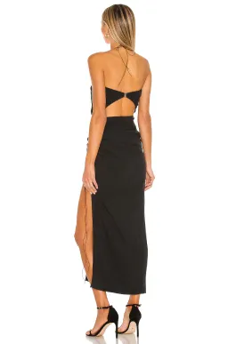 Natalie Rolt Aston Midi Dress Black Size 2 / AU 10 for rent on The Volte - image 2