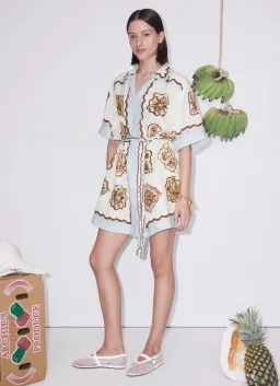 Alemais Relic Mini Dress Print Size 16 for rent on The Volte - image 1