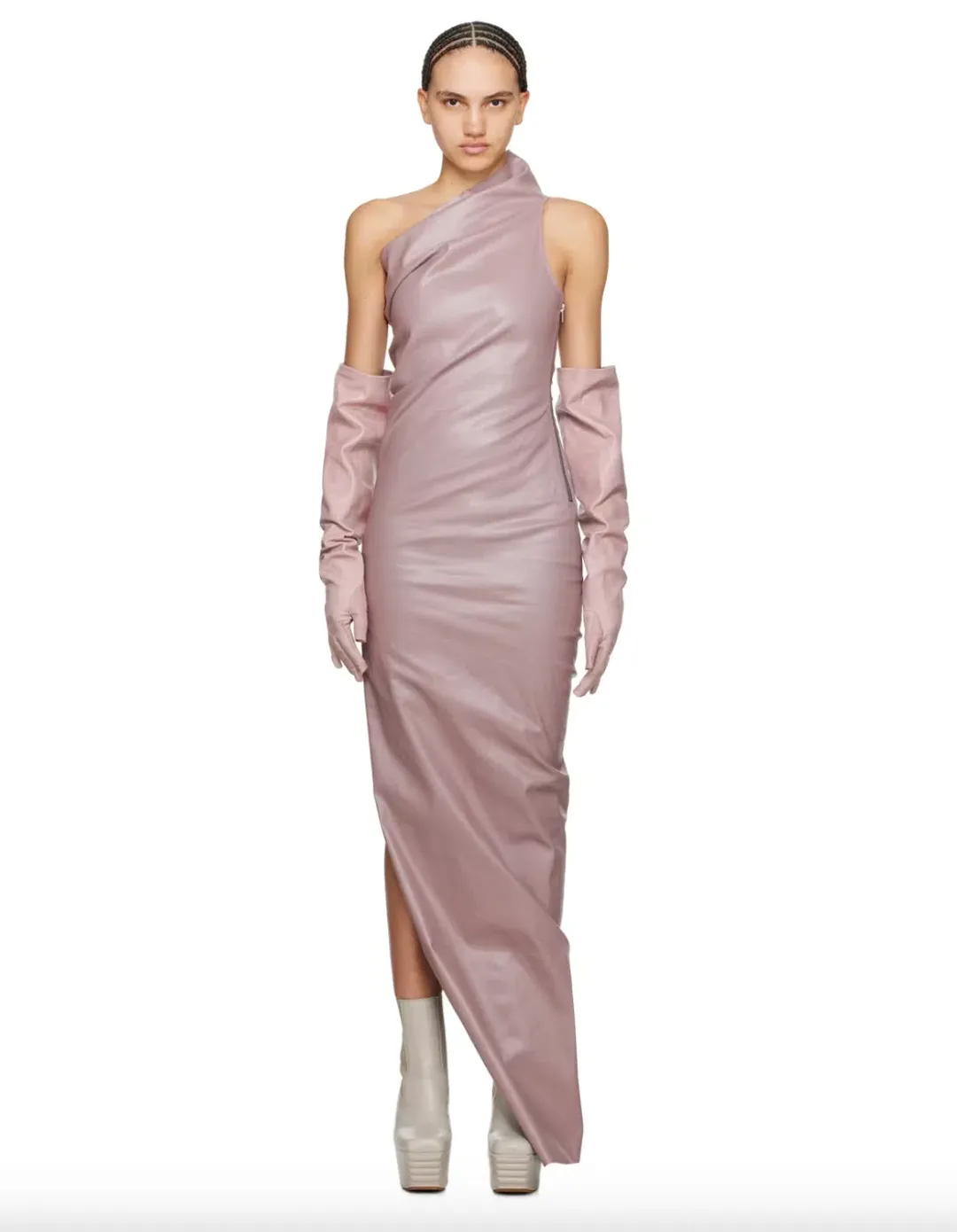 Rick Owens Athena Maxi Dress Pink Size XS/Au 6 for rent on The Volte - main image