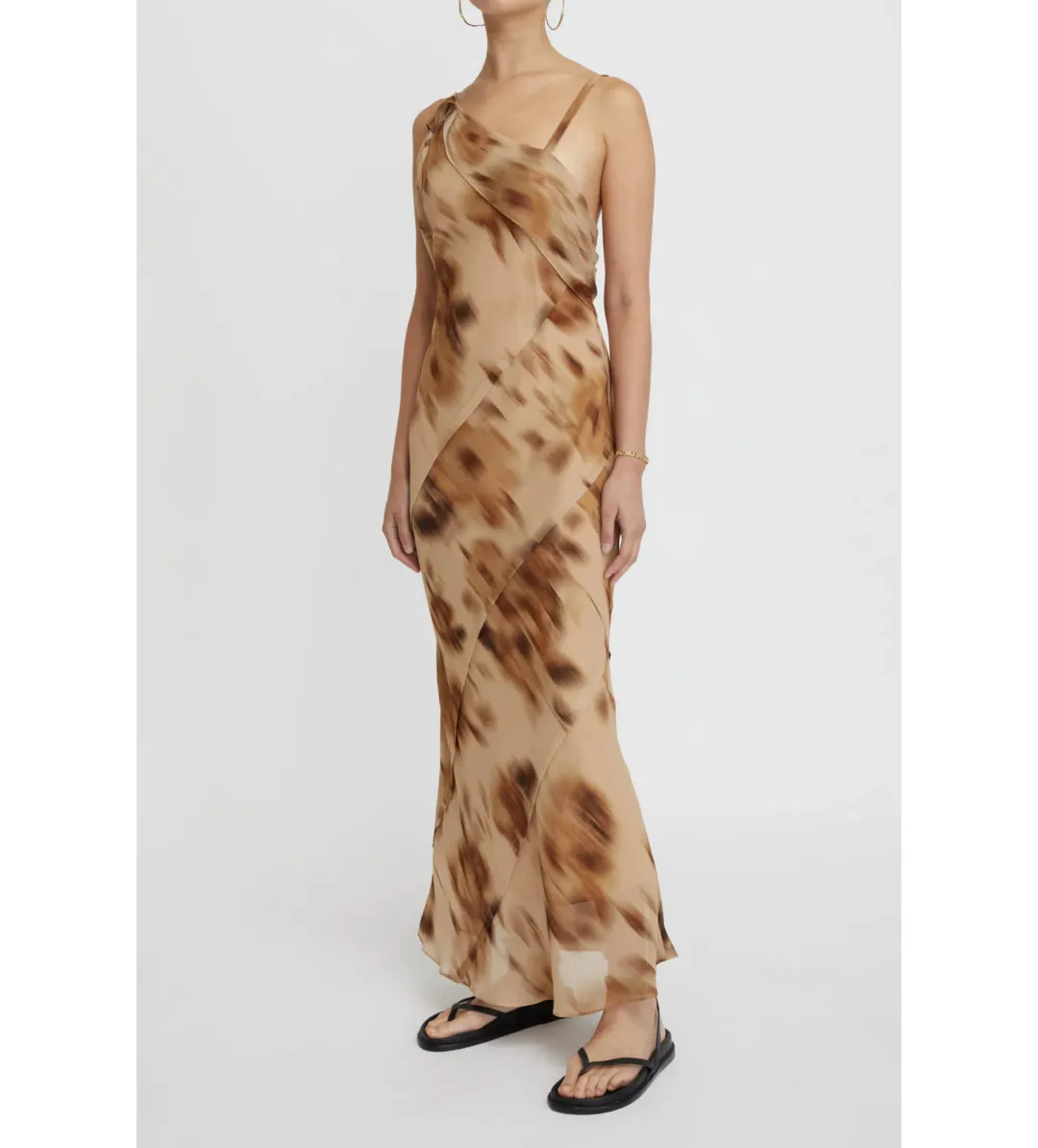 Lee Mathews The Lori Dress Hazlenut Size 8  for rent on The Volte - main image