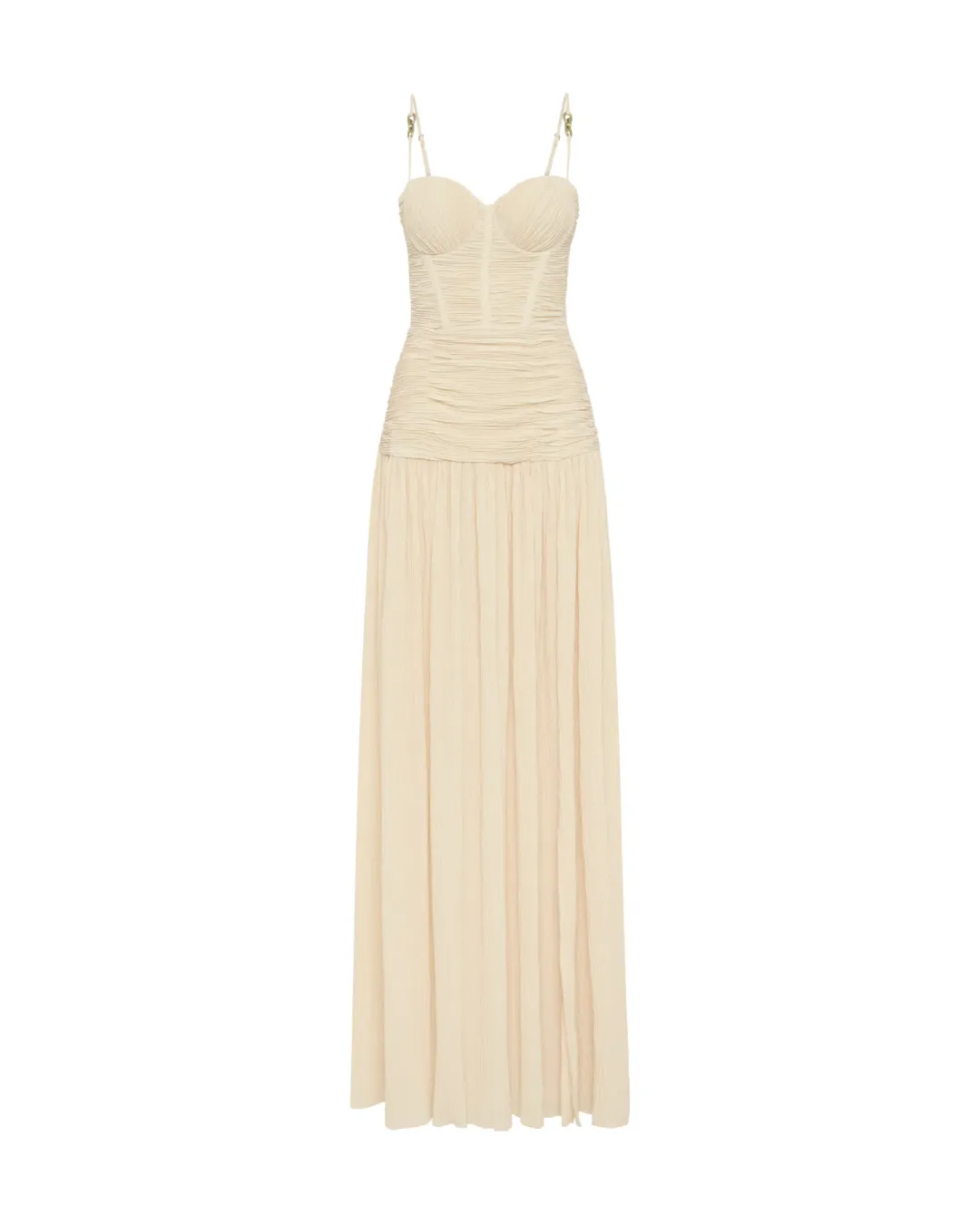 Manning Cartell Double Time Pleat Dress Nougat Size AU 10 for rent on The Volte - main image
