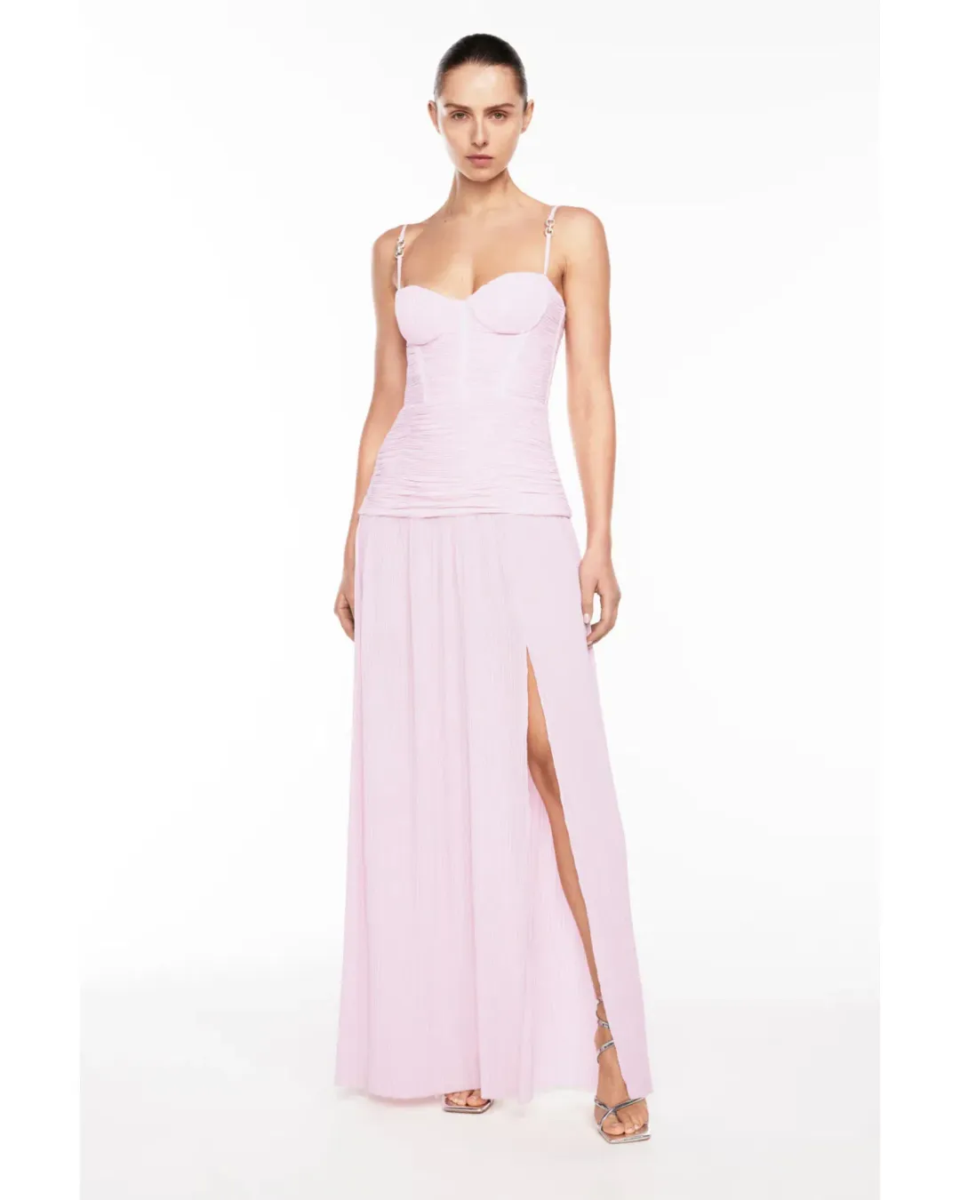 Manning Cartell Double Time Pleat Dress in Hydrangea Size AU 8 for rent on The Volte - main image