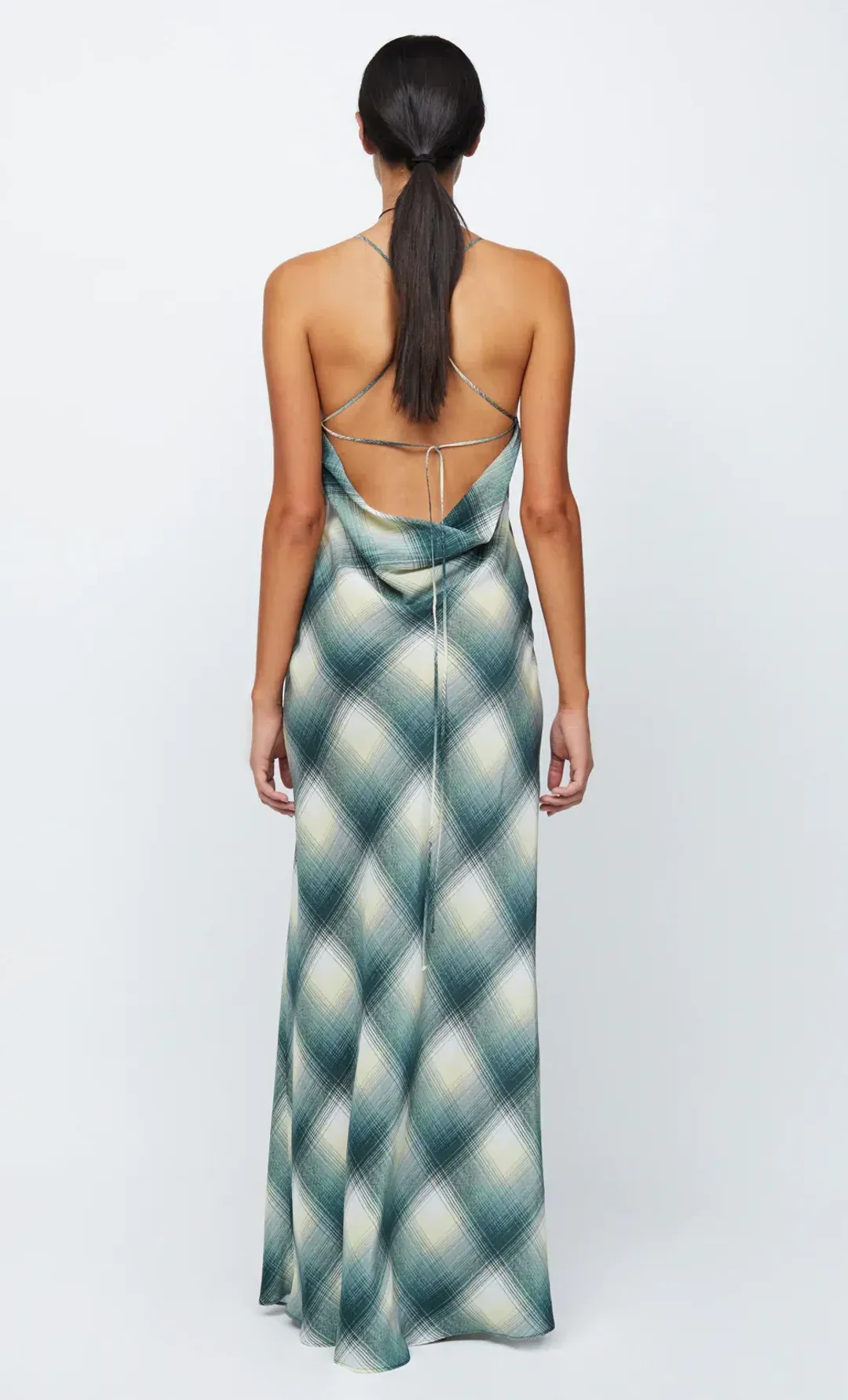 Bec & Bridge Edie Split Maxi Dress in Teal Size 8 for rent on The Volte - main image