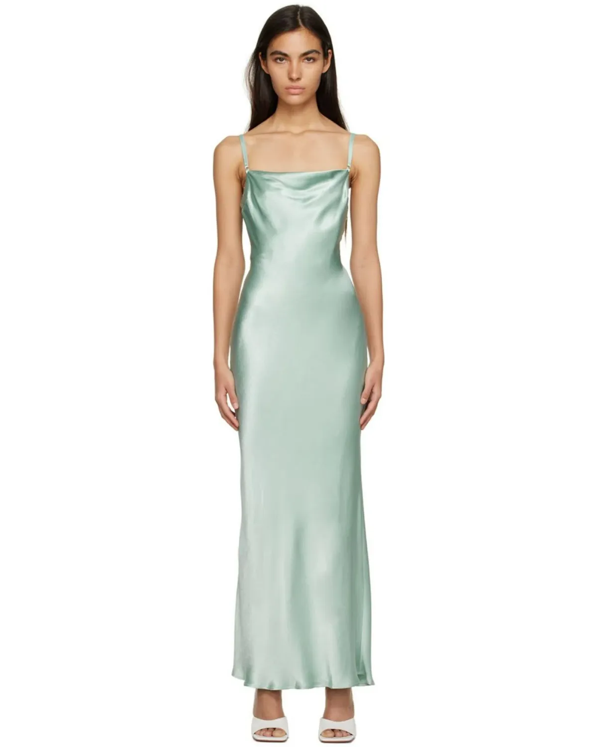Bec & Bridge Malia Maxi Dress Seafoam Green Size AU 8 for rent on The Volte - main image