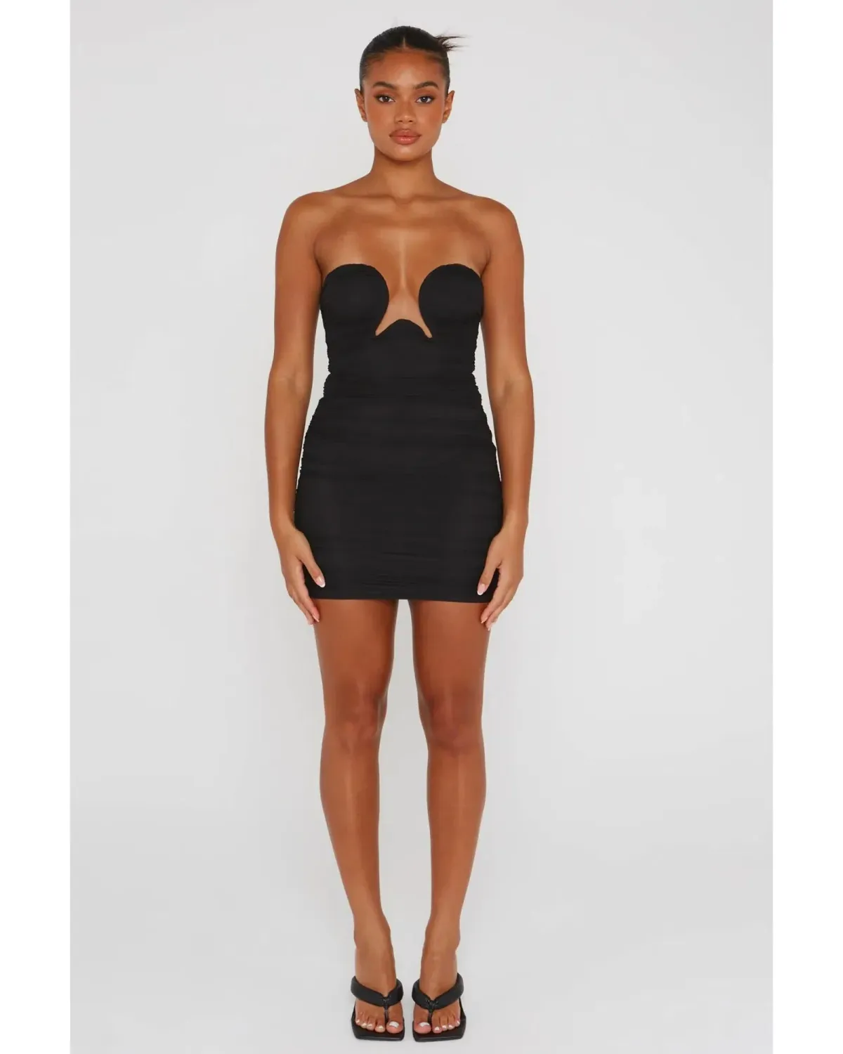 Maison Femalien Ella Dress Black Size AU 10 for rent on The Volte - main image