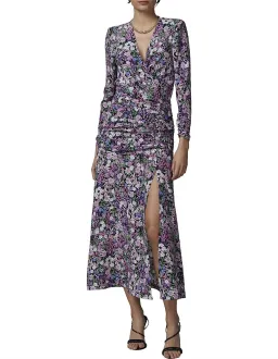 Bec & Bridge Anais L/S Midi Dress Print Size AU 10 for rent on The Volte - image 1