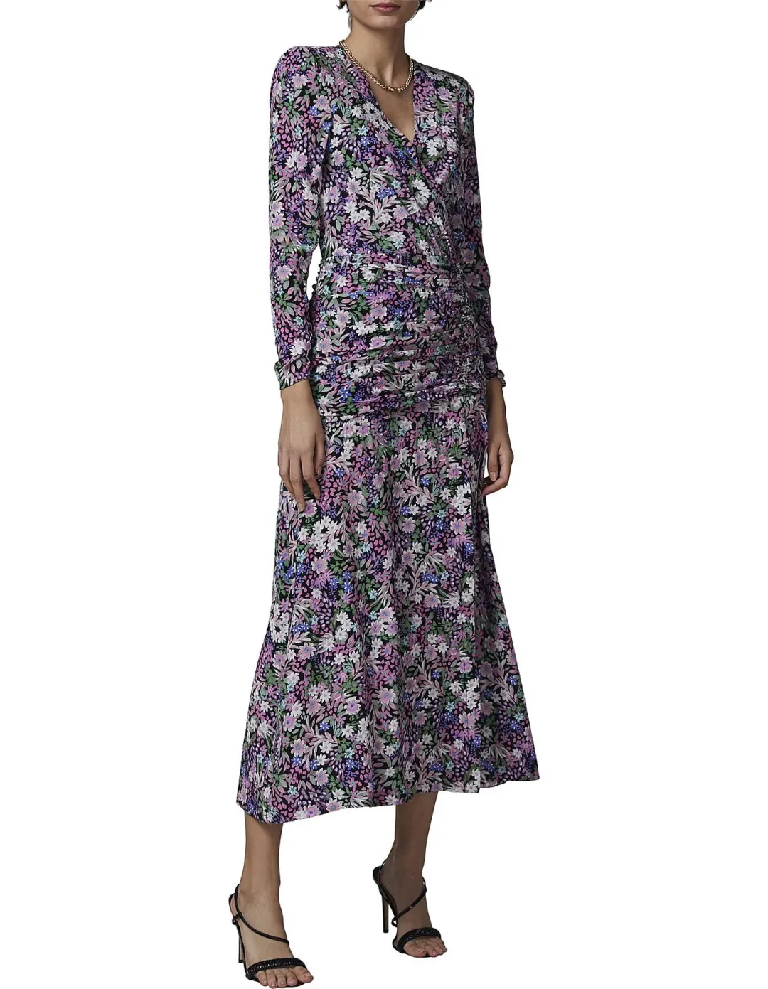 Bec & Bridge Anais L/S Midi Dress Print Size AU 10 for rent on The Volte - main image
