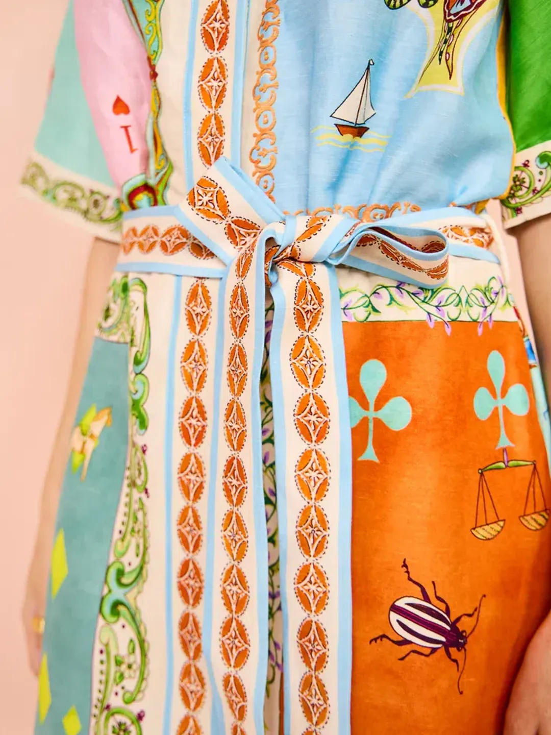 Alemais Rummy Mini Dress Multi Size AU 10 for rent on The Volte - main image