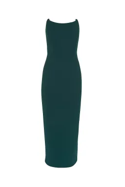 Mossman Vice Versa Midi Dress in Teal Size 6 for rent on The Volte - image 4