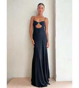 By Johnny Diandra Dress Black Size 10  for rent on The Volte - image 1