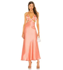 Bec & Bridge Veronique Maxi Dress Coral Size 10  for rent on The Volte - image 1