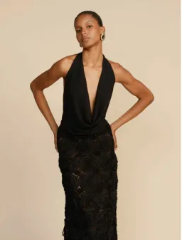 Arcina Ori Adriana Dress in Black Size AU 6 for rent on The Volte - image 2