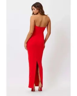 Bianca & Bridgett Adriana Dress Red Size AU 6 for rent on The Volte - image 2