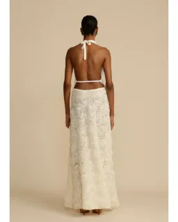 Arcina Ori Adrianna Dress Ivory Size AU 8 for rent on The Volte - image 3