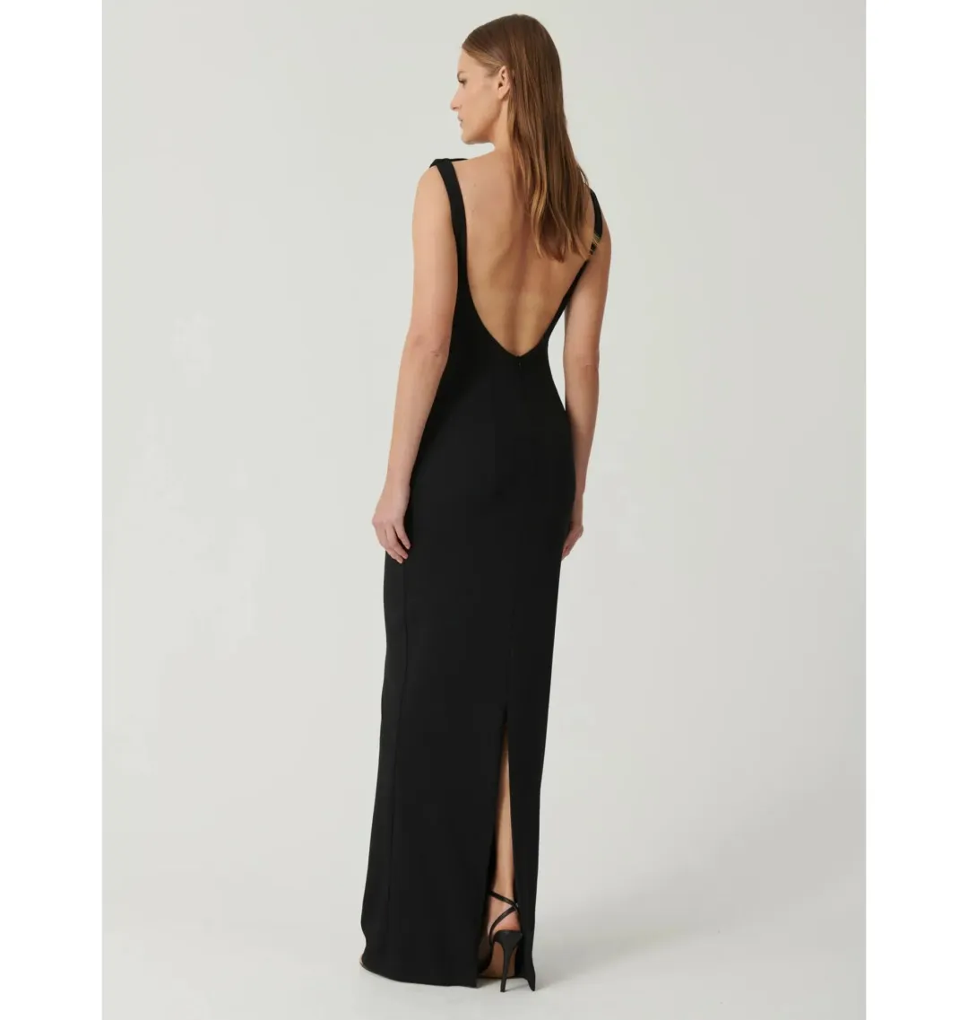 Effie Kats Verona Gown Black Size AU 8 for rent on The Volte - main image