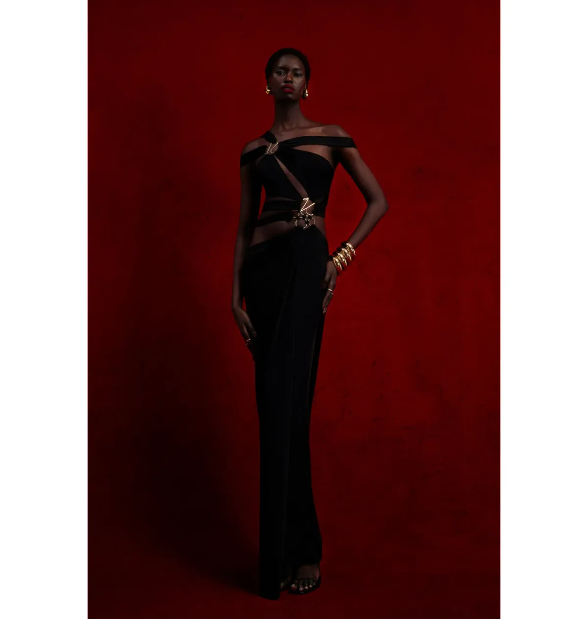 Khanums Kiyren Dress Black Size AU 6 for rent on The Volte - main image
