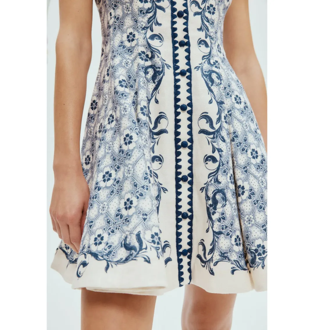 Alemais Airlie Mini Dress Print Size AU 8 for rent on The Volte - main image
