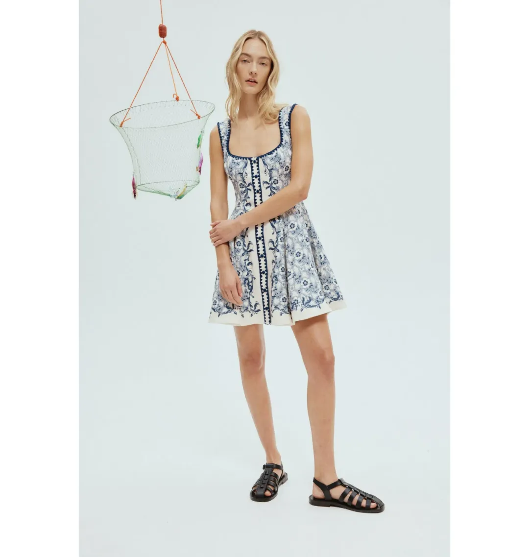 Alemais Airlie Mini Dress Print Size AU 8 for rent on The Volte - main image