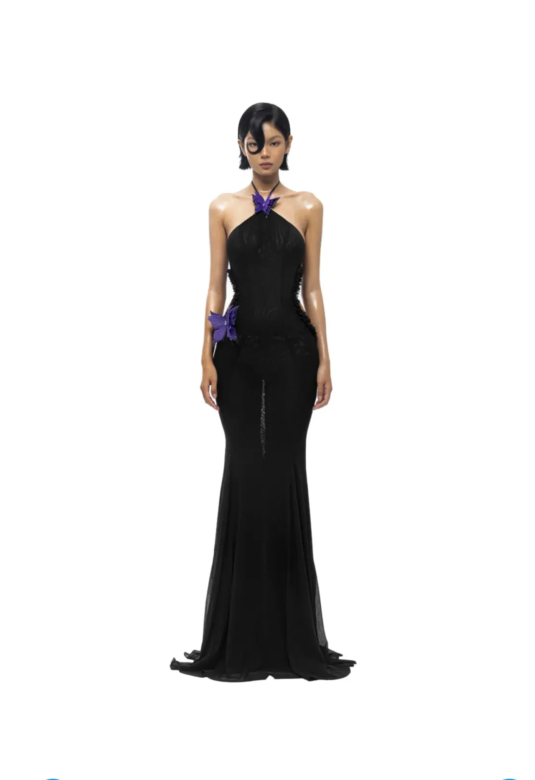 Huelly Rose Darya Dress Black Size S / AU 8 for rent on The Volte - main image