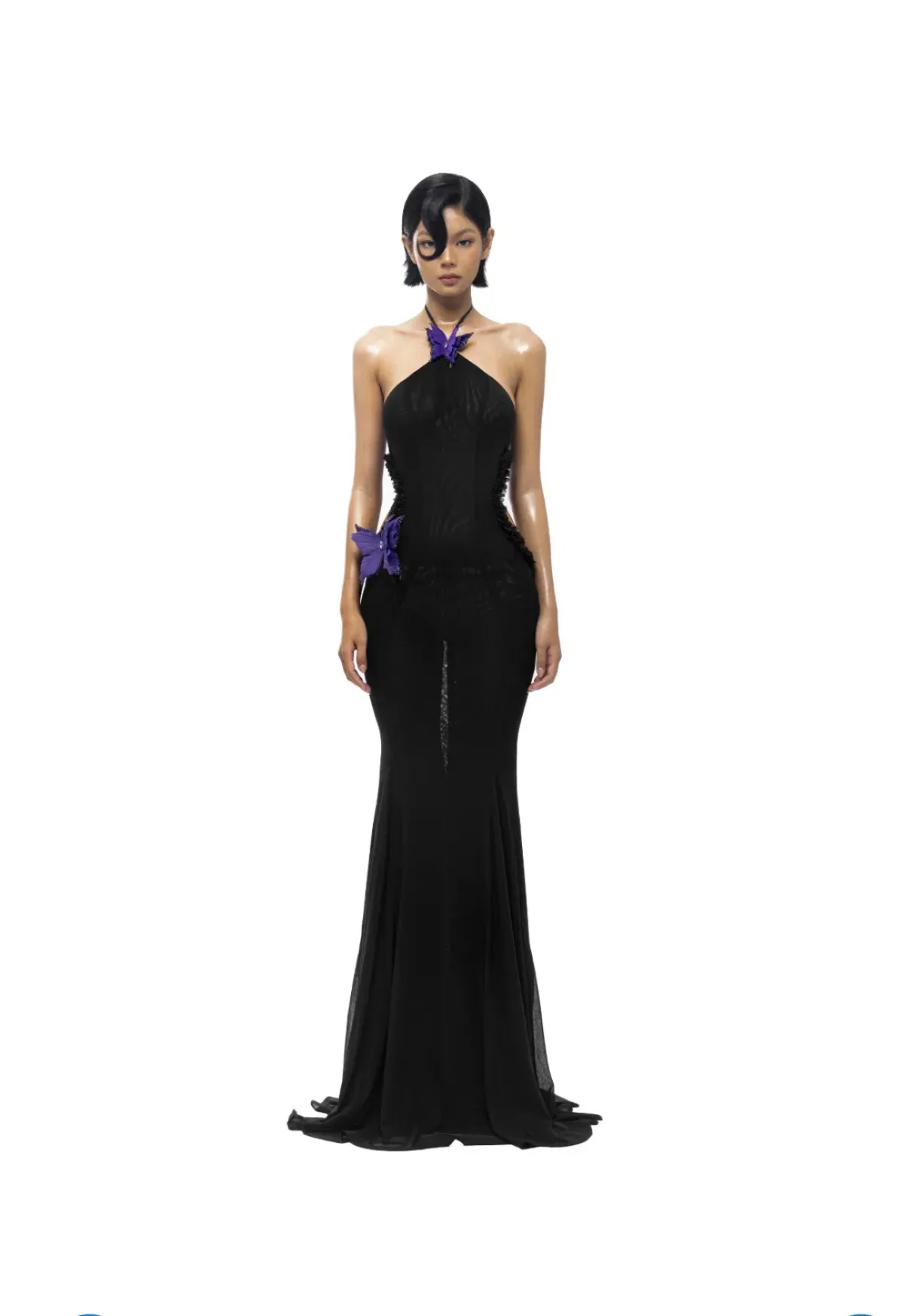 Huelly Rose Darya Dress Black Size S / AU 8 for rent on The Volte - main image