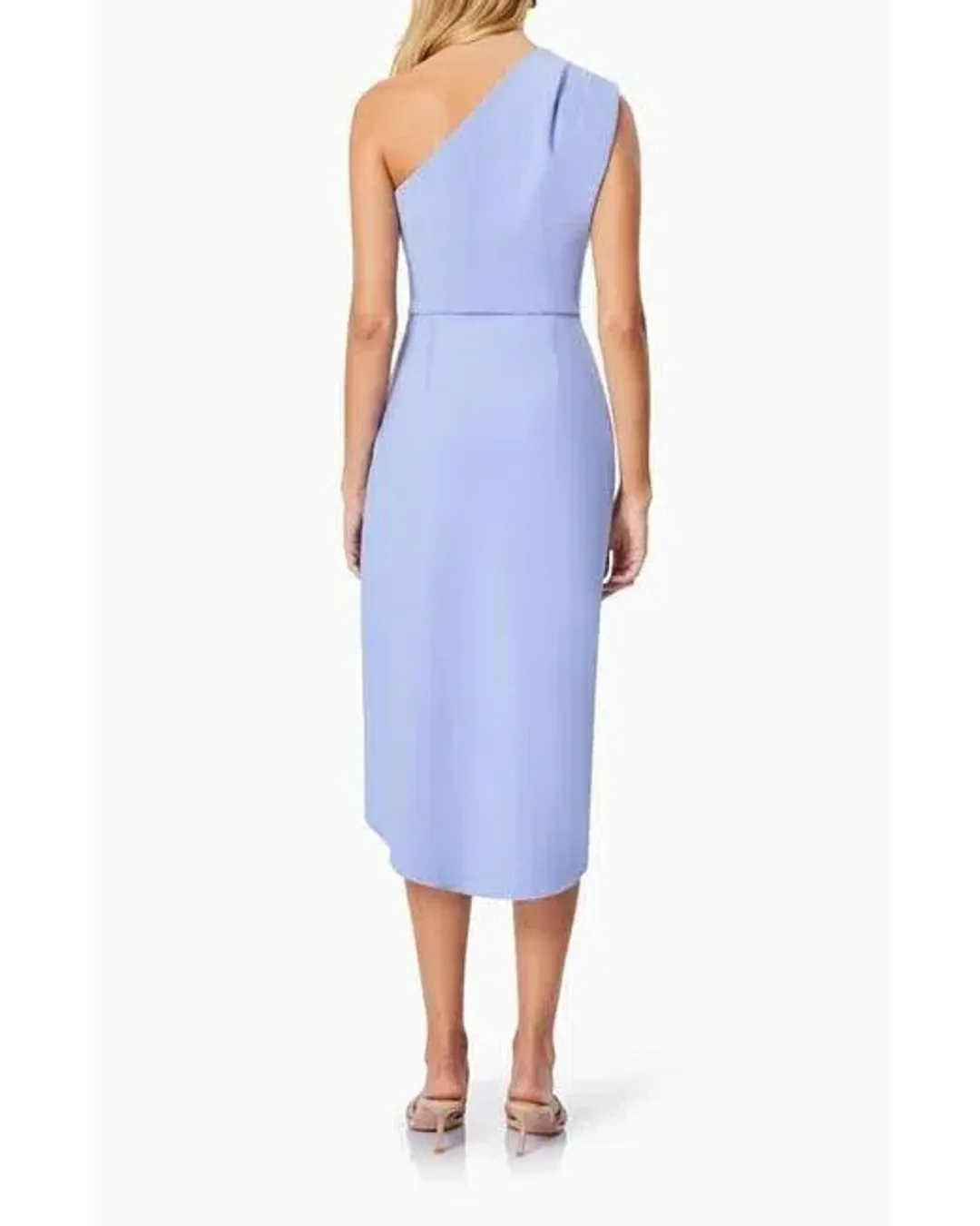 Elliatt One Shoulder Anita Midi Dress Cornflower Blue Size XS / AU 6 for rent on The Volte - main image