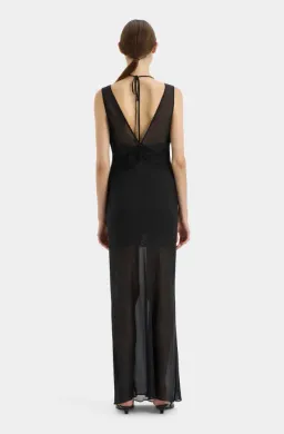 Sir the Label Avellino Lace Layered Dress Black Size 0 / AU 6 for rent on The Volte - image 3